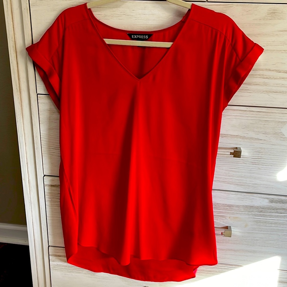 Red Express blouse